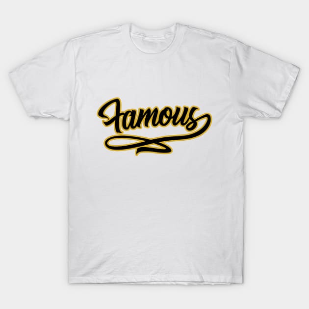 Famous gold T-Shirt by PallKris